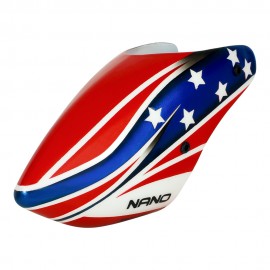 Airbrush Plastic USA Flag Canopy - BLADE NANO CPX / S2 / S3