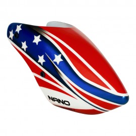 Airbrush Plastic USA Flag Canopy - BLADE NANO CPX / S2 / S3