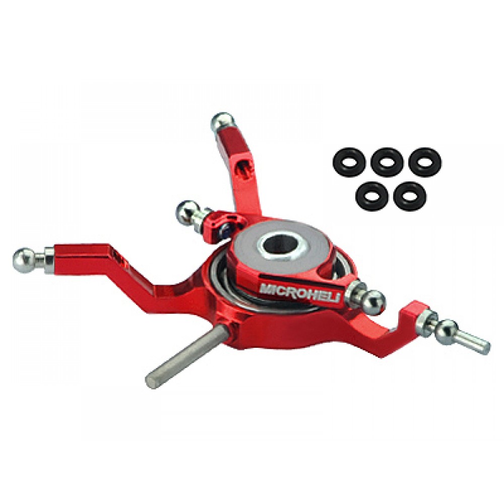 Precision CNC Aluminum Swashplate (RED) - BLADE NANO CPX / CPS / S2 / S3 Precision CNC Aluminum Swashplate (RED) - BLADE NANO CPX / CPS / S2 / S3