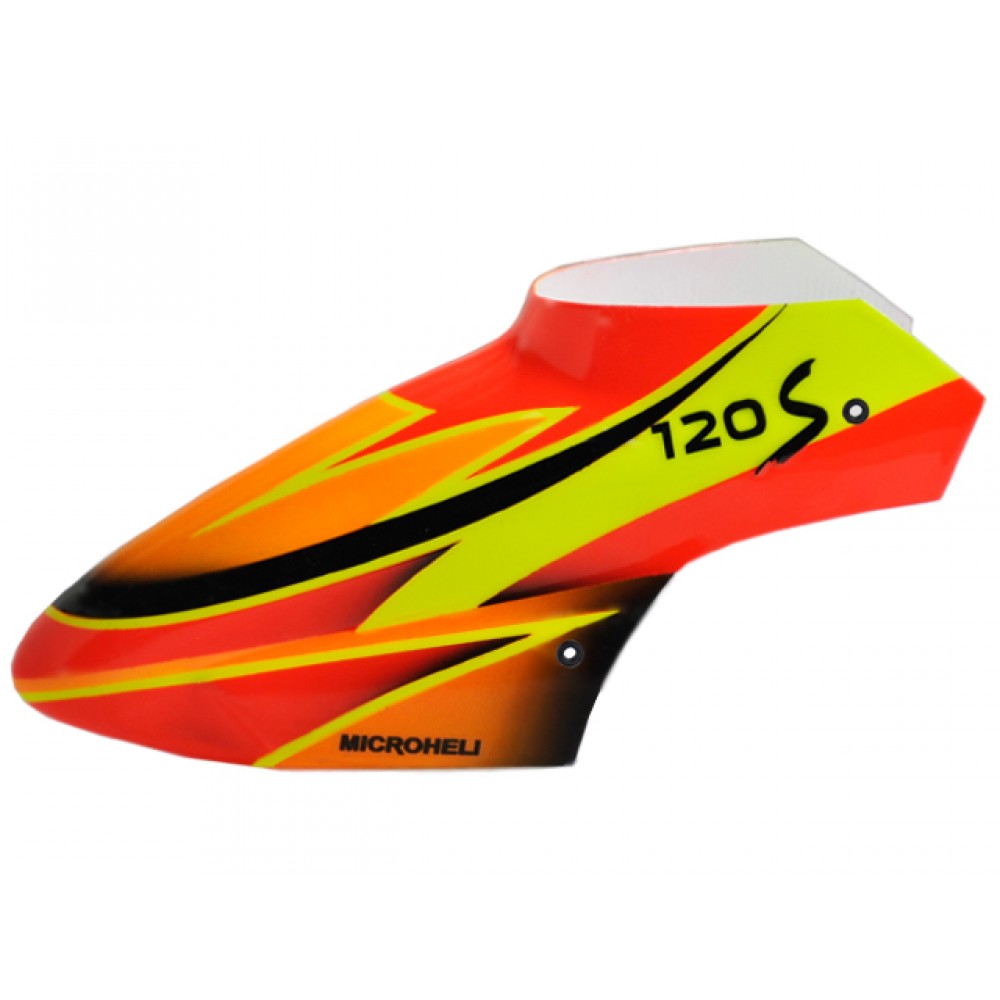 Airbrush Fiberglass Fallen Maple Canopy - BLADE 120 S / S2 Airbrush Fiberglass Fallen Maple Canopy - BLADE 120 S / S2