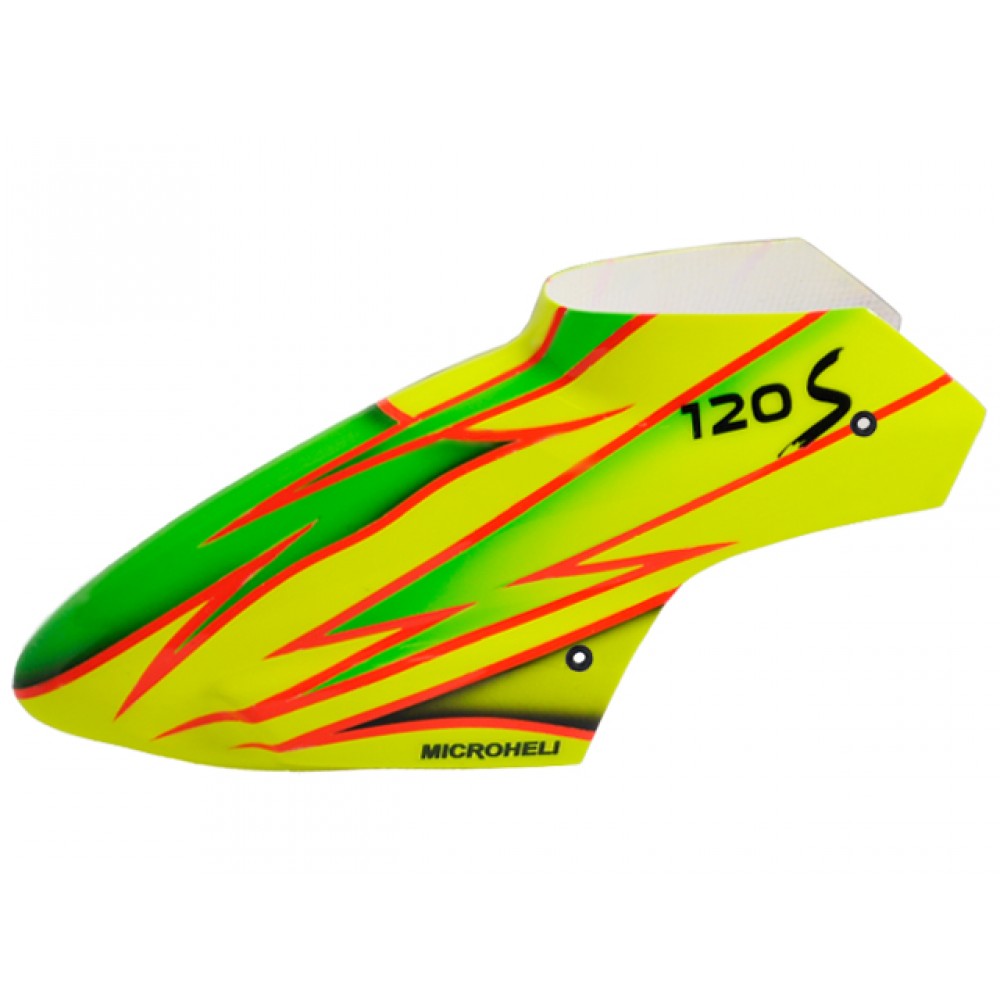 Airbrush Fiberglass Flash Canopy - BLADE 120 S / S2 Airbrush Fiberglass Flash Canopy - BLADE 120 S / S2