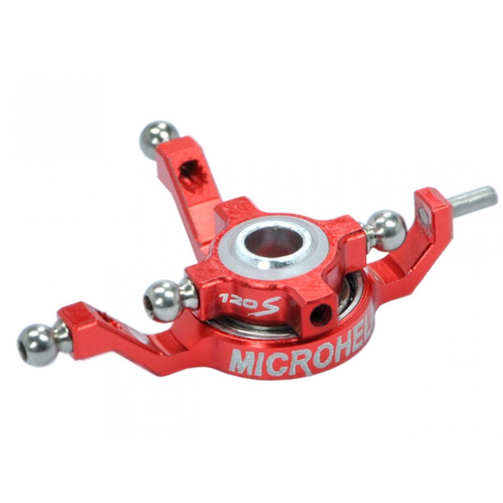 Precision CNC Titanium X Swashplate (RED) - BLADE 120 S / S2 Precision CNC Titanium X Swashplate (RED) - BLADE 120 S / S2