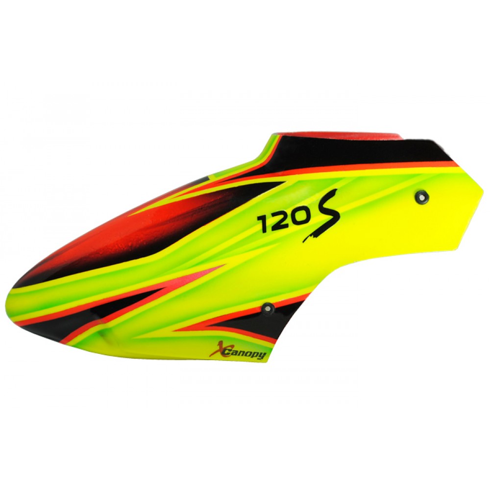 XCanopy Airbrush Fiberglass Evil Eye Canopy - BLADE 120 S / S2 XCanopy Airbrush Fiberglass Evil Eye Canopy - BLADE 120 S / S2