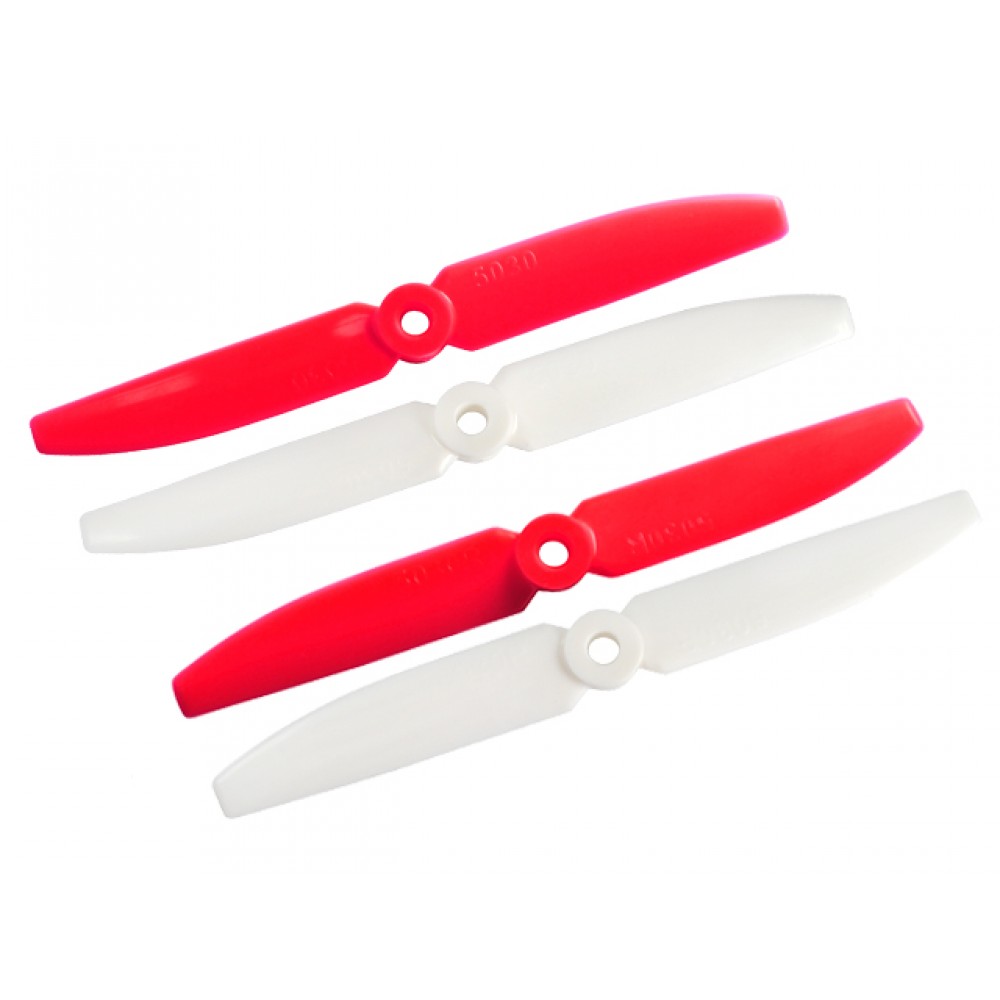 Plastic Propeller 5045 CW/CCW set (RED-WHITE)