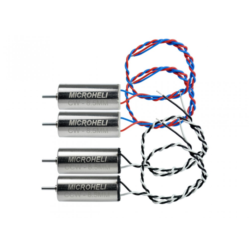 Brushed Motor 8.5x20mm 12800KV 3.7V shaft 1.0mm CW/CCW Set Brushed Motor 8.5x20mm 12800KV 3.7V shaft 1.0mm CW/CCW Set