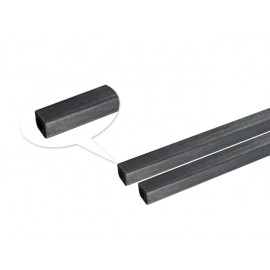 Square Hollow Carbon Tube 1.8 x 3.0 x 300mm
