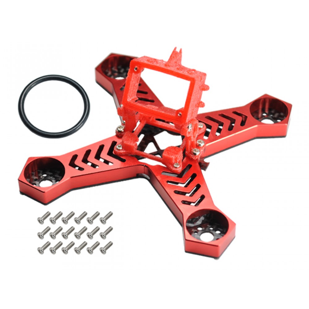 CNC Aluminum Carbon Fiber Frame (RED) - BABYHAWK 85mm CNC Aluminum Carbon Fiber Frame (RED) - BABYHAWK 85mm