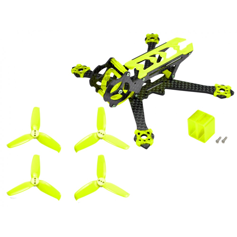 Carbon Fiber Frame (YELLOW) with Props - EMAX Tinyhawk / Tinyhawk II Freestyle Carbon Fiber Frame (YELLOW) with Props - EMAX Tinyhawk / Tinyhawk II Freestyle