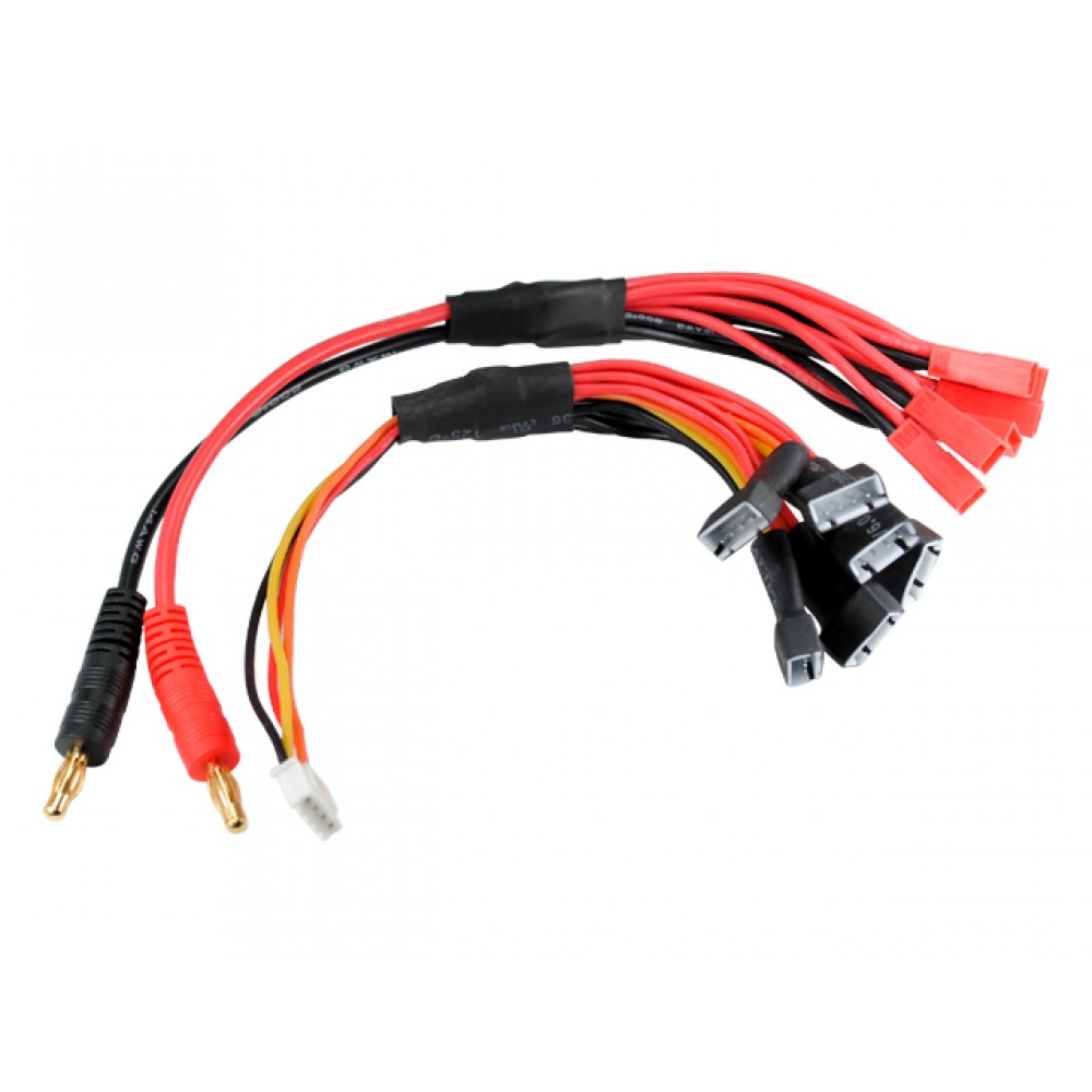 Fast Charging Cable 1 To 6 JST Plugs Fast Charging Cable 1 To 6 JST Plugs