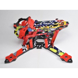 EUPHORIA 120 Racing Frame Kit (RED)