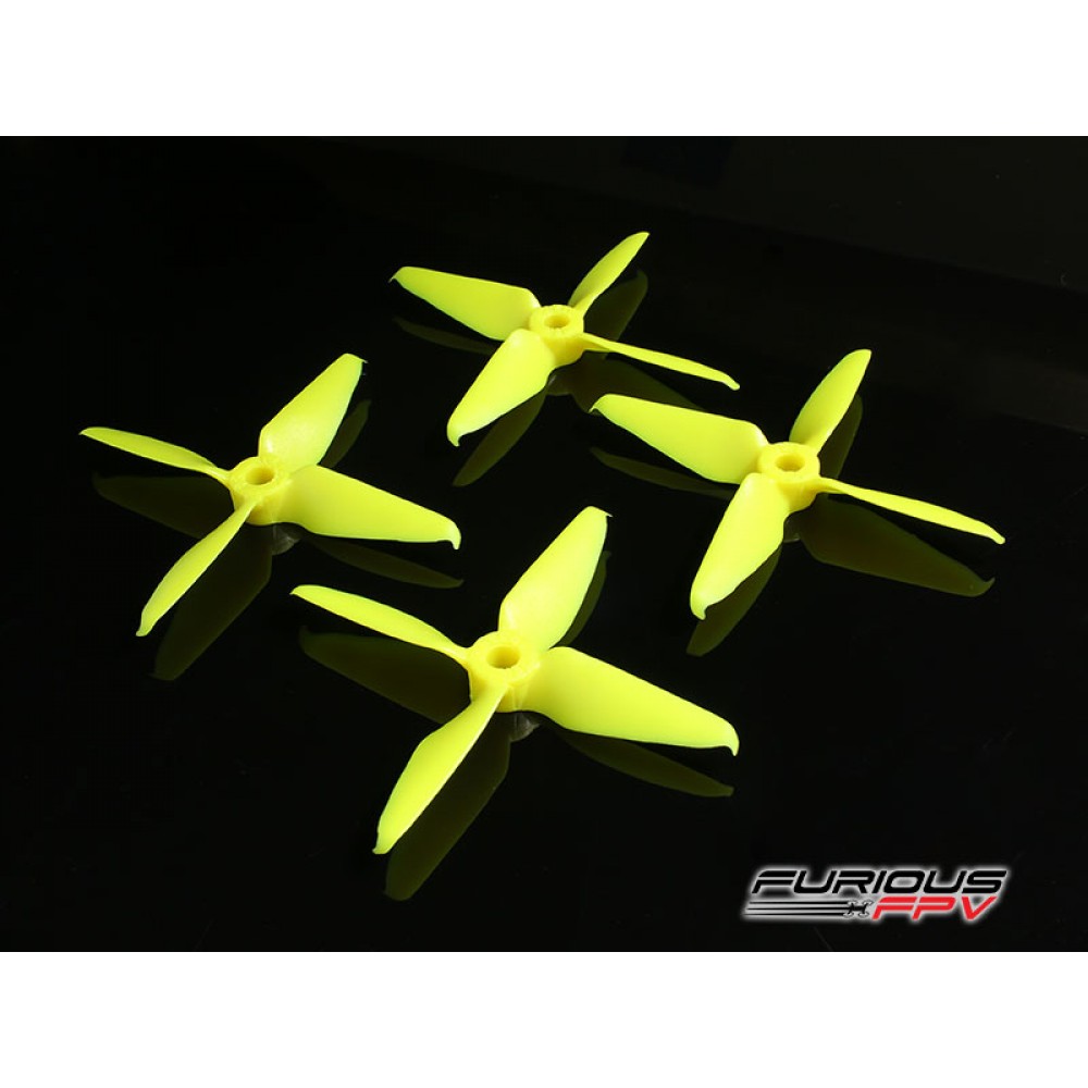 Furious RageProp 3054-4 Race Edition Propeller (2CW - 2CCW) - Yellow