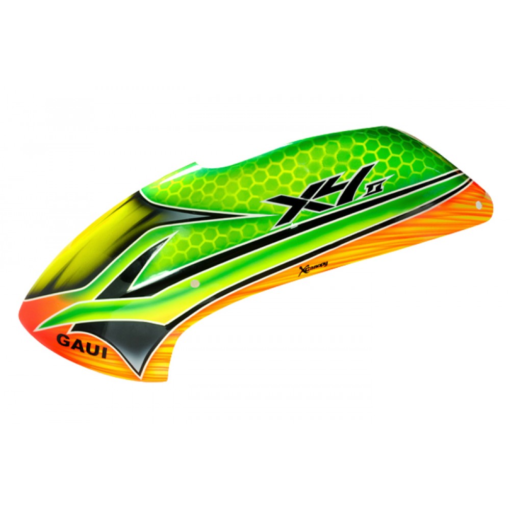 XCanopy Airbrush Fiberglass Green Lantern Canopy - GAUI X4 II XCanopy Airbrush Fiberglass Green Lantern Canopy - GAUI X4 II