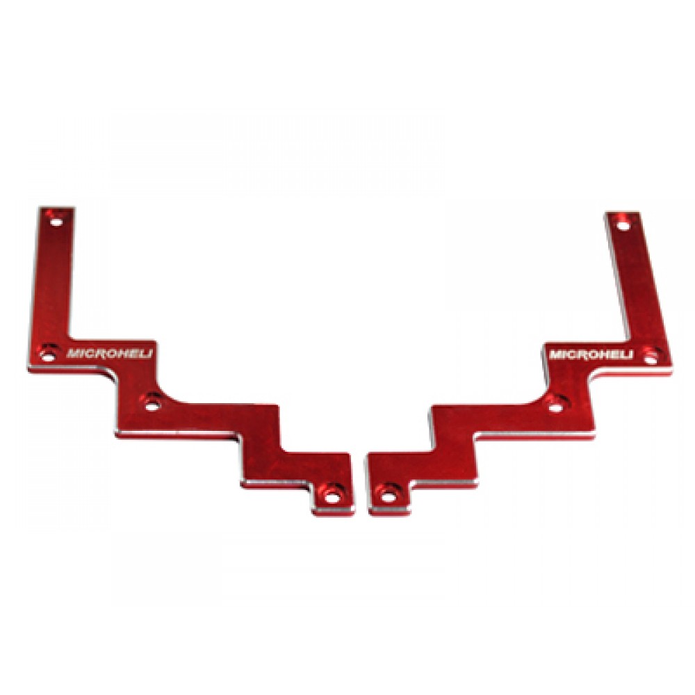 Aluminum Reinforcement Plate Frame L/R set (RED) - GAUI X3 Aluminum Reinforcement Plate Frame L/R set (RED) - GAUI X3