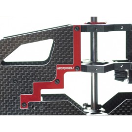 Aluminum Reinforcement Plate Frame L/R set (RED) - GAUI X3 Aluminum Reinforcement Plate Frame L/R set (RED) - GAUI X3
