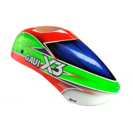 XCanopy Airbrush Fiberglass Commando Canopy - GAUI X3 XCanopy Airbrush Fiberglass Commando Canopy - GAUI X3