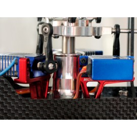 Aluminum Servo Support (RED) - GOBLIN 380 Aluminum Servo Support (RED) - GOBLIN 380