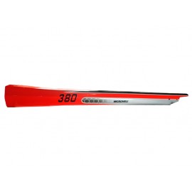 Airbrush Fiberglass Red Racing Tail Boom - GOBLIN 380