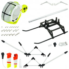 Airbrush PVC Hughes 300 Scale w/ Landing Gear - GOOSKY S1
