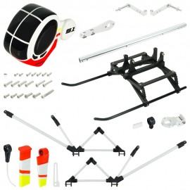 Airbrush Fiberglass Hughes 300 Scale w/ Landing Gear (WT) - GOOSKY S1 Airbrush Fiberglass Hughes 300 Scale w/ Landing Gear (WT) - GOOSKY S1