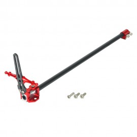 Carbon Fiber Round Tail Boom Conversion Set (RED) - GOOSKY S1