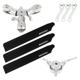 CNC Triple Black Plastic Blades Conversion set - GOOSKY S1