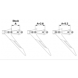 Adjustable Tail Motor Mount w/ Fin Set (WT) - GOOSKY S1 Adjustable Tail Motor Mount w/ Fin Set (WT) - GOOSKY S1