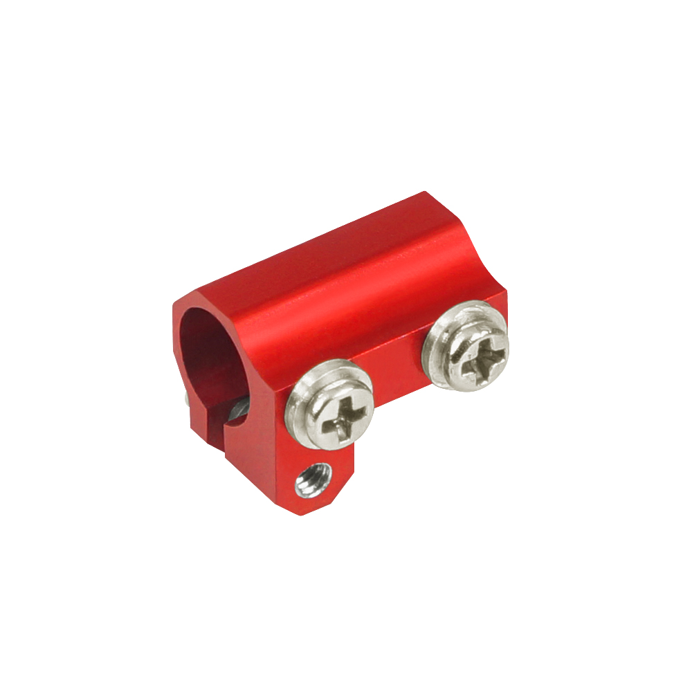 Aluminum Tail Motor Mount (RED)(for MICROHELI Round Tail Boom Conversion Set GOOSKY S1)