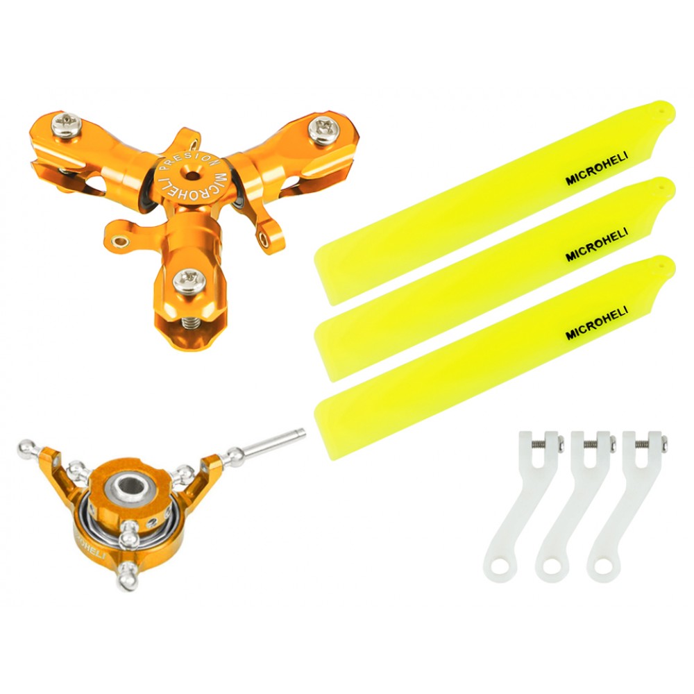 CNC Triple Yellow Plastic Blades Conversion set (GOLD) - GOOSKY S1 CNC Triple Yellow Plastic Blades Conversion set (GOLD) - GOOSKY S1