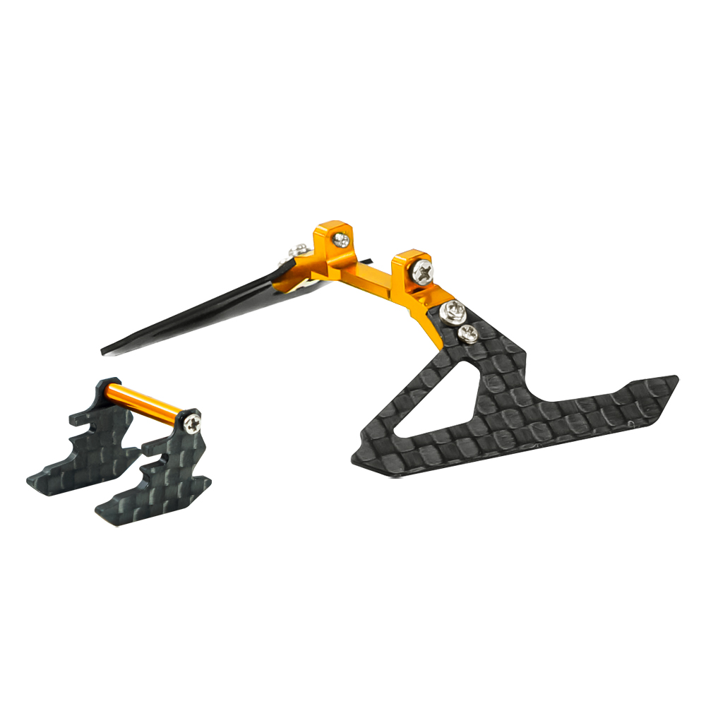 Low Profile Carbon Fiber Landing Gear "G" Style (GOLD) - GOOSKY S1 Low Profile Carbon Fiber Landing Gear "G" Style (GOLD) - GOOSKY S1
