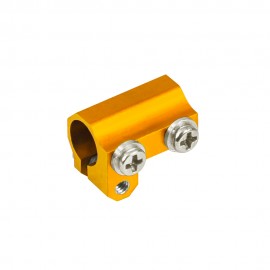 Aluminum Tail Motor Mount (GOLD)(for MICROHELI Round Tail Boom Conversion Set GOOSKY S1)