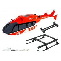 Airbrush Fiberglass EC145 Scale - GOOSKY S2 MAX