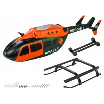 Airbrush Fiberglass EC145 Scale (GR) - GOOSKY S2 MAX
