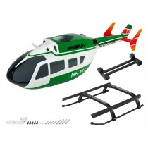 Airbrush Fiberglass EC145 Scale (E) - GOOSKY S2 MAX