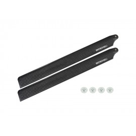 Carbon Fiber Main Blades 205mm - GOOSKY S2