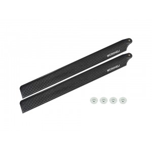Carbon Fiber Main Blades 205mm - GOOSKY S2