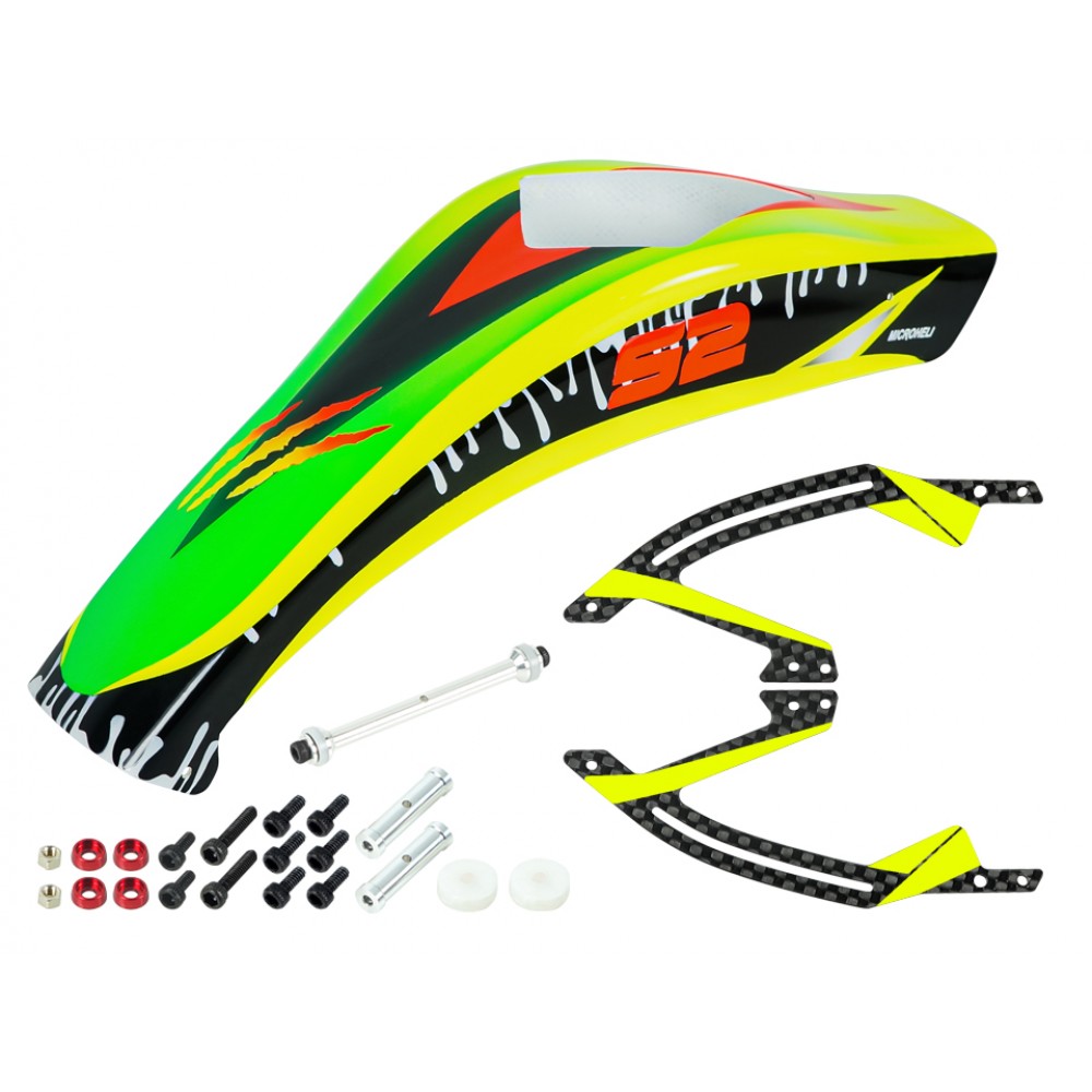 Airbrush Fiberglass King Cobra Canopy - GOOSKY S2 Airbrush Fiberglass King Cobra Canopy - GOOSKY S2