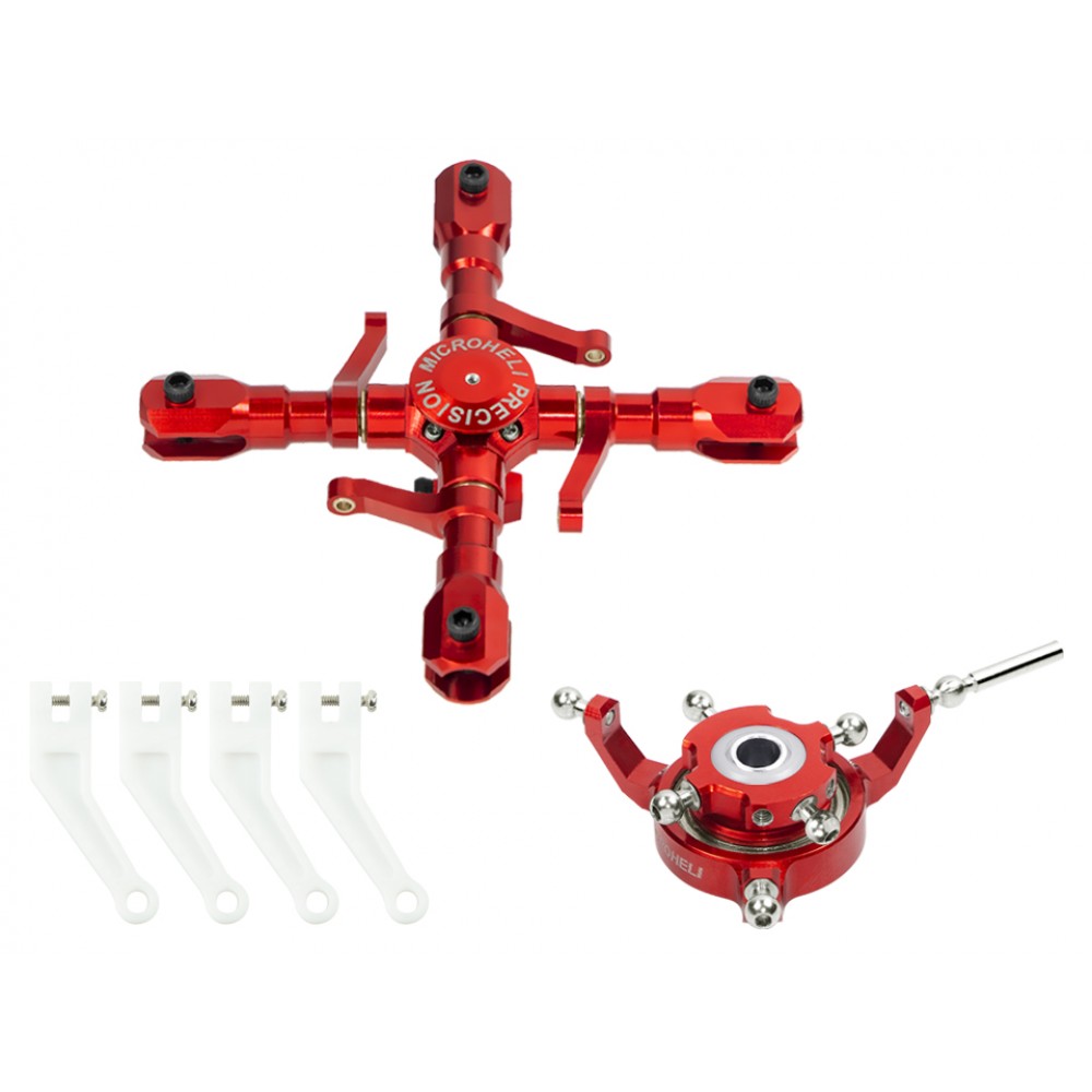 CNC Aluminum Quad Blade Conversion Set (RED)(For MH-GSS2001Q Series) CNC Aluminum Quad Blade Conversion Set (RED)(For MH-GSS2001Q Series)