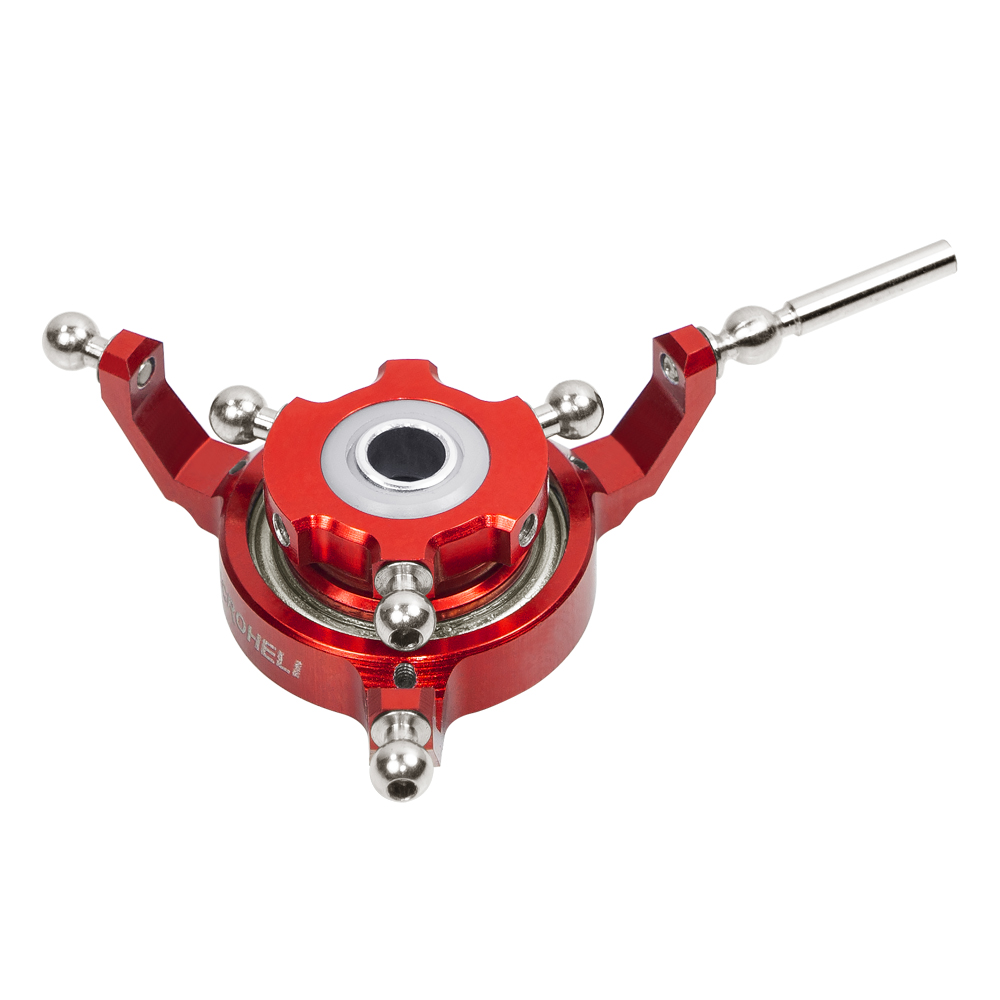 CNC Aluminum Swashplate (RED)(For MH Triple Blade Conversion Set GOOSKY S2 / MAX)