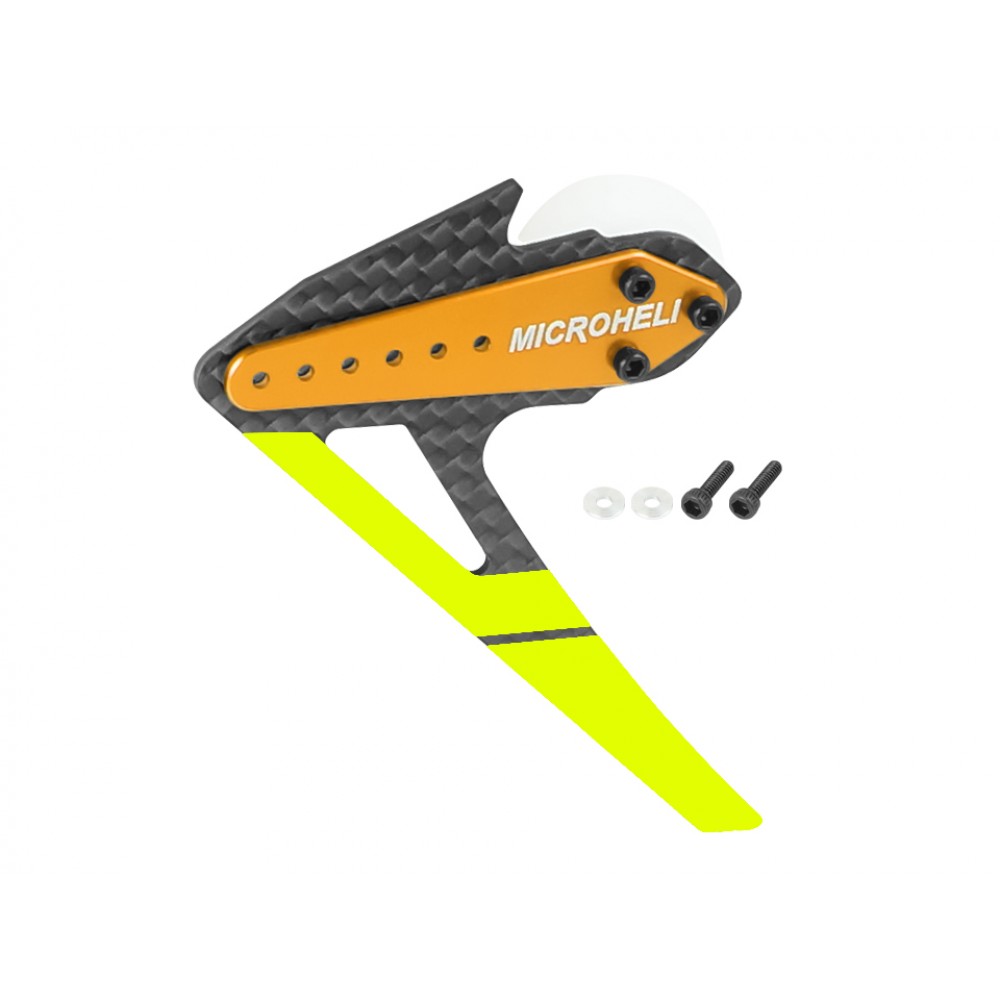 Adjustable Tail Motor Mount w/ Fin Set (YL) - GOOSKY S2