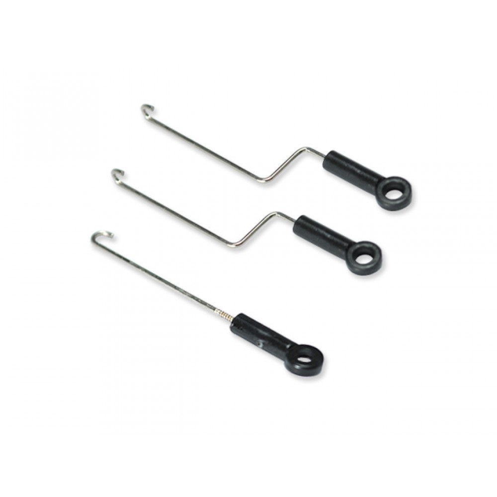Servo Pushrod Set with ball link: 3pcs: mCP S/X