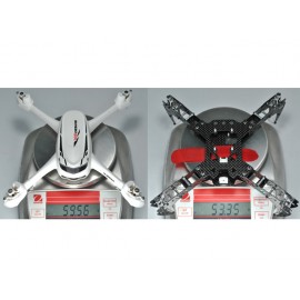 CNC Aluminum/Carbon Fiber Quadcopter Frame Kit - HUBSAN H502S CNC Aluminum/Carbon Fiber Quadcopter Frame Kit - HUBSAN H502S