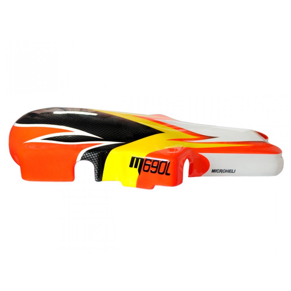 Airbrush Fiberglass Iron Man Canopy - M690L