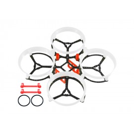 CNC Carbon Fiber w/ 3D Printing Ducted Style "D" Frame (WHITE) - MOBULA7