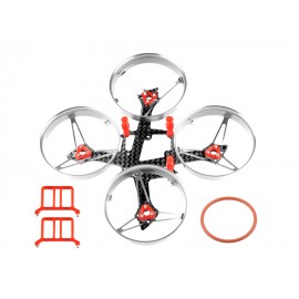 CNC Carbon Fiber w/ Aluminum Ducted Style "R" Frame - MOBULA7