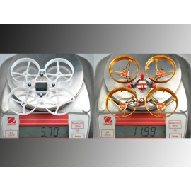 CNC Carbon Fiber w/ Aluminum Ducted Style "R" Frame (GOLD) - MOBULA7 CNC Carbon Fiber w/ Aluminum Ducted Style "R" Frame (GOLD) - MOBULA7