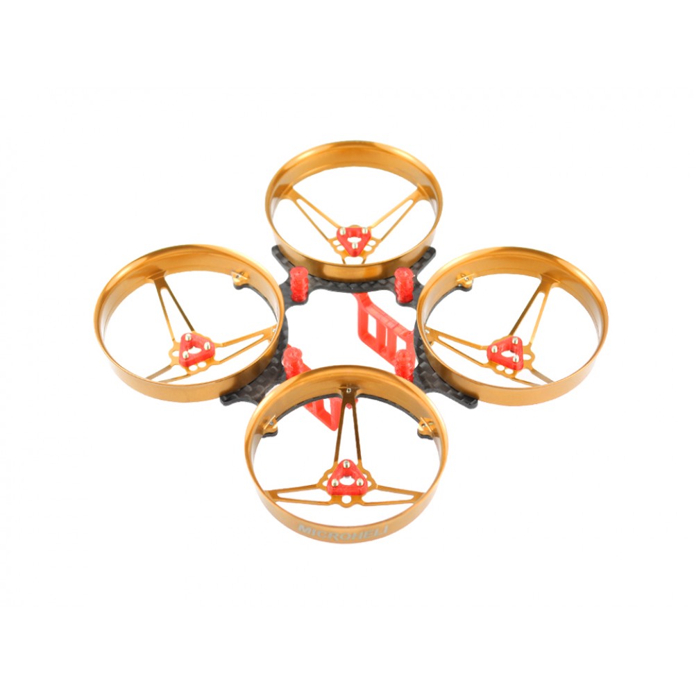 CNC Carbon Fiber w/ Aluminum Ducted Style "L" Frame (GOLD) - MOBULA7