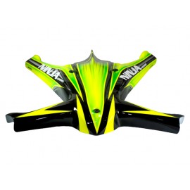 Airbrush Fiberglass Green Racing Canopy - NINJA 400MR Airbrush Fiberglass Green Racing Canopy - NINJA 400MR