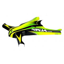 Airbrush Fiberglass Green Racing Canopy - NINJA 400MR Airbrush Fiberglass Green Racing Canopy - NINJA 400MR