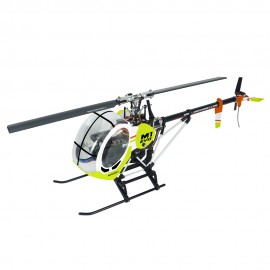Airbrush PVC Hughes 300 Scale w Landing Gear OMP HOBBY M1 EVO