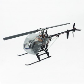 Transparent PVC Hughes 300 Scale w/ Landing Gear - OMP HOBBY M1 EVO Transparent PVC Hughes 300 Scale w/ Landing Gear - OMP HOBBY M1 EVO